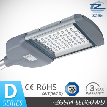 60W CE RoHS LED luz de calle con viruta de Bridgelux LED